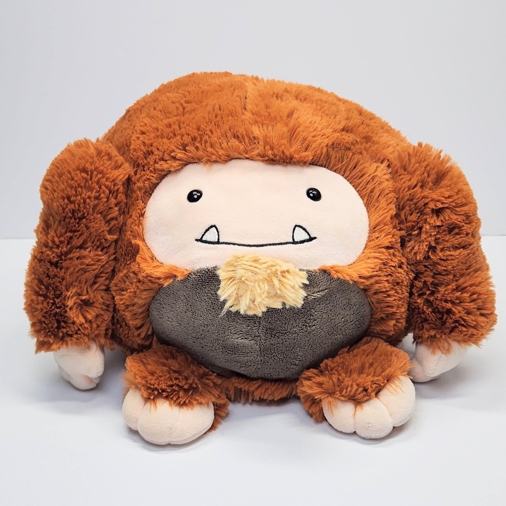 Squishable Mini Bigfoot Sasquatch Plush Brown Small Stuffed Toy Cute Soft